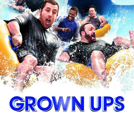 Too many Comedians in “Grown Ups”
