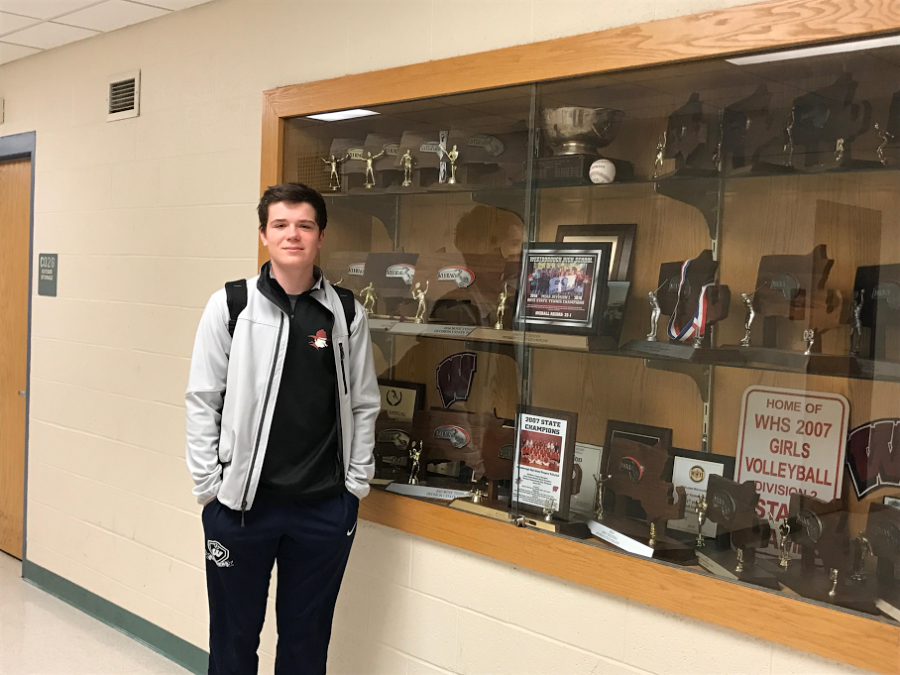 WHS Sophomore Noah Jaeger Bruehl Hopeful for Tennis Team Season