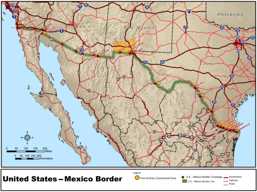On+November+25%2C+U.S.+Border+Patrol+fired+tear+gas+into+a+crowd+of+immigrants+who+were+rushing+the+U.S.+Border.