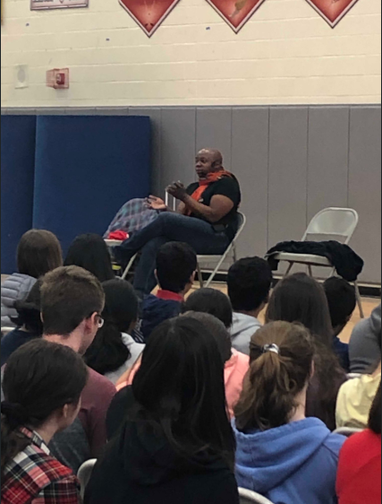 Dr. Mykee Fowlin Visits Westborough High School