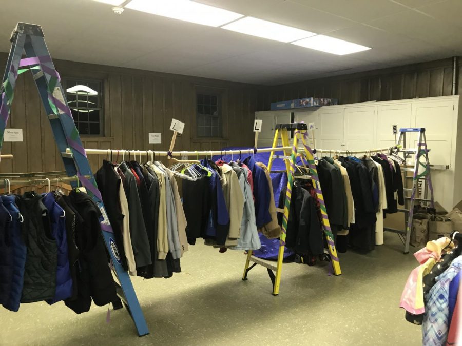 “In Your Shoes Community Clothes Closet,” a free thrift store for Westborough residents in need of winter clothing.
