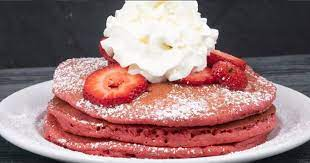 The red velvet pancakes with cream cheese icing is a favorite at The Bistro.