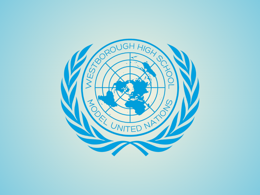 Logo for the WHS Model UN Club
