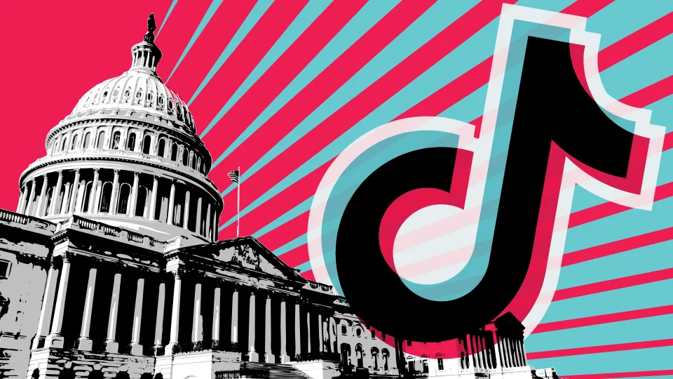 Image of the Capitol Building and the TikTok logo. (Source: finance.yahoo.com)