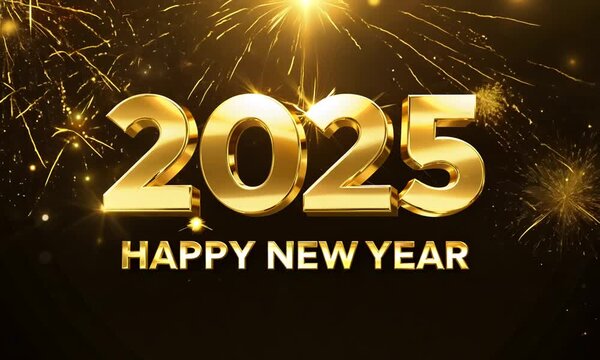 2025 Happy New Year graphic. (Source: stock.adobe.com)