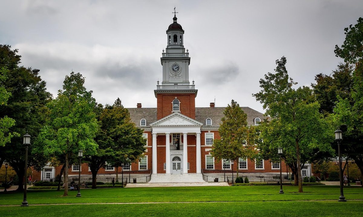 Johns Hopkins University. Image from Pixabay. 
