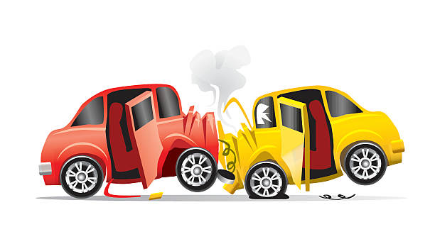 an illustration of car accident